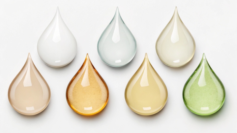 اختلاف ألوان الإفرازات المهبلية بشكل توضيحي