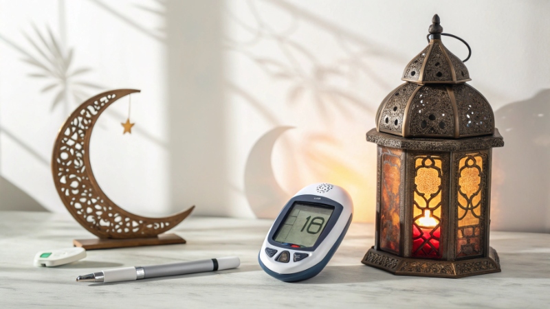 قياس سكر الدم أثناء الصيام في رمضان
