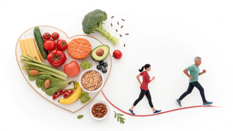 نمط حياة صحي يساعد على السيطرة على الكوليسترول وتحسين صحة القلب
