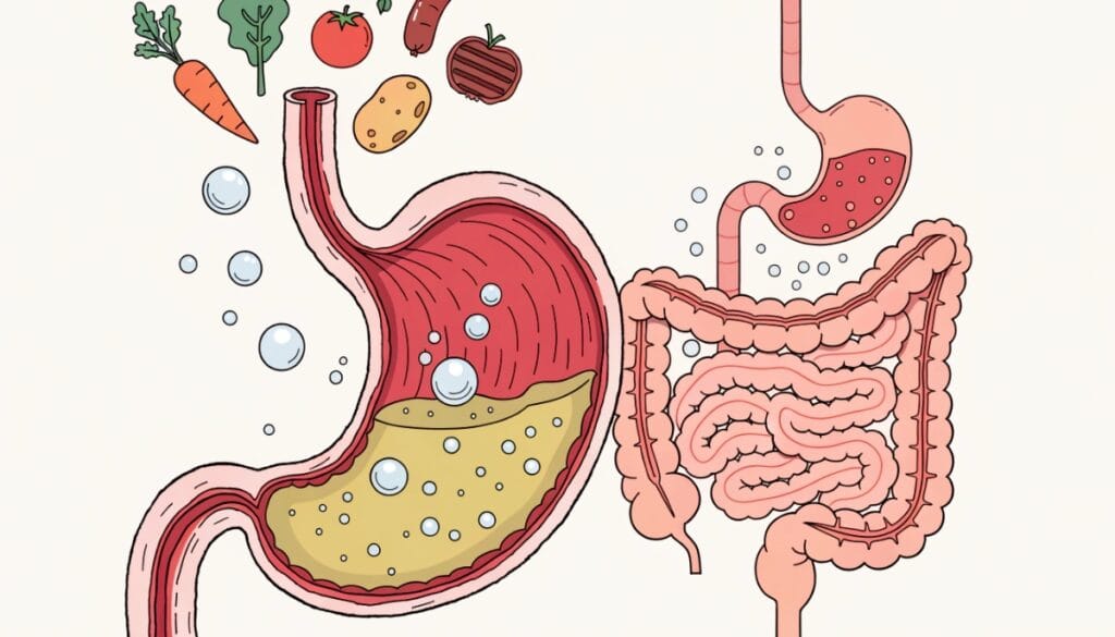 انتفاخ البطن بعد الأكل وتراكم الغازات في الجهاز الهضمي