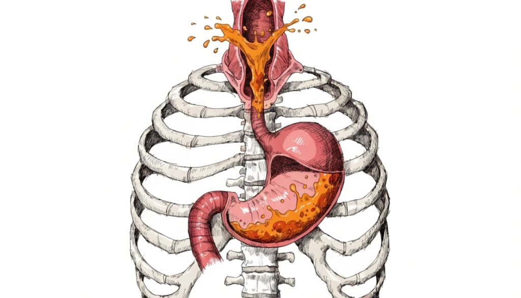 ارتجاع المريء وتأثيره على الحلق
