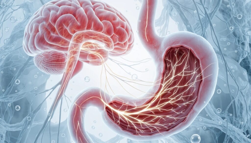 العلاقة بين الدماغ والمعدة وتأثير القلق