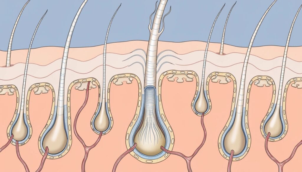 تساقط الشعر بسبب ضعف بصيلات الشعر ونقص الفيتامينات