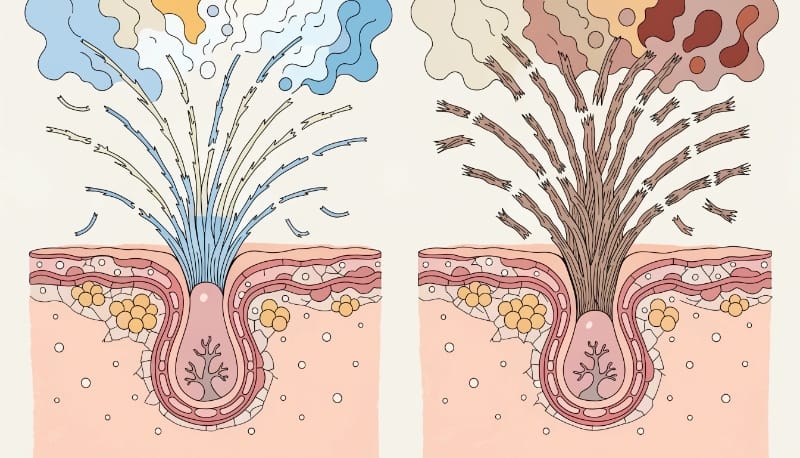 تأثير نقص الزنك والبيوتين على الشعر