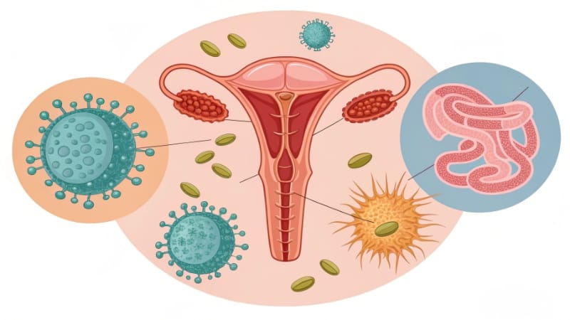 أسباب التهابات المهبل